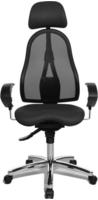 Topstar B&uuml;rostuhl Sitness 45, ST99U L52X Stoff anthrazit, Gestell chrom