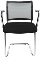 Topstar NV490 G200, Topstar Besucherstuhl Visit 20 Net, schwarz / chrom, ohne