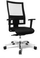 Topstar B&uuml;rostuhl Sitness 60, PS69BH W50 Stoff schwarz, Gestell alu