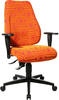 Topstar Bürostuhl Lady Sitness, LT0BK BC4, orange, Stoff, belastbar bis 110 kg