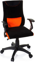 MID.YOU JUGENDDREHSTUHL Orange, Schwarz 50x87-97x40 cm