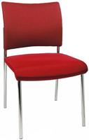 Topstar Besucherst&uuml;hle Visit 10 NV190 G21 rot Stoff, 2 St.