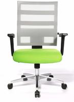 Topstar B&uuml;rostuhl X-Pander, 9590T353 Stoff gr&uuml;n, Gestell alu gr&uuml;n/wei&szlig;