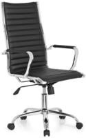 B&uuml;rostuhl / Chefsessel VEMONA 20 PU schwarz Chrom hjh OFFICE