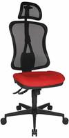 Topstar B&uuml;rostuhl Head Point SY, HE200 G21X Stoff rot, Gestell schwarz rot/schwarz