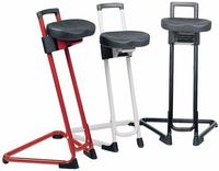 Stehhilfe Integralschaum Sitz-h.600-850mm Sta Lichtgrau Lotz
