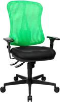 Topstar B&uuml;rostuhl Head Point SY, HE200 G05/B90 Stoff gr&uuml;n, Gestell schwarz