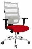 Topstar B&uuml;rostuhl X-Pander Somo, B9590 T31, rot, Stoff / Netz, belastbar bis 110 kg