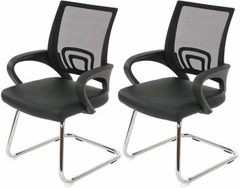 Mendler Ancona schwarz 2er Set