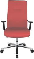 Topstar XXL B&uuml;rostuhl Big Star 10, BT190T W51 Stoff rot, Gestell alu