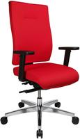 Topstar Sitness 70 B&uuml;rostuhl, Stoff rot, mit Armlehnen, PS79BH W51