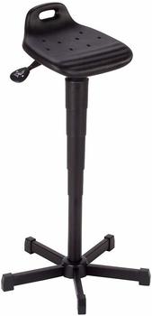 meychair Futura Basic Stehhilfe mit Rückenlehne, PU-Sitz, schwarz (11003)