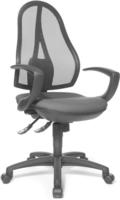 Topstar OP290UG20X, Topstar B&uuml;rodrehstuhl Open Point SY Deluxe, schwarz / chrom, mit