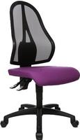 Topstar B&uuml;rostuhl Open Point P, OP100 G03, violett/schwarz, Stoff/Netz, belastbar