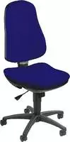 Topstar 8550 G26, Topstar B&uuml;rostuhl SY, 8550 G26 Stoff blau, Gestell schwarz