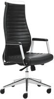 Mayer Chefsessel myDELUXE, 2491 Leder schwarz, Gestell alu