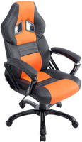 CLP 1915385126, CLP B&uuml;rostuhl Pedro schwarz/orange
