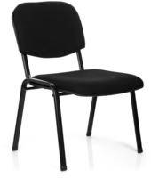 CLP Besucherstuhl Ken XL, 181766301, stapelbar, Vierfu&szlig;stuhl, Stoff, schwarz, 4