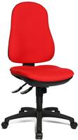 Topstar B&uuml;rostuhl Support SY, 8550 G21 Stoff rot, Gestell schwarz