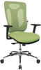 Topstar Bürostuhl Sitness Net Pro 100, NN39T T35 Stoff grün, Gestell alu