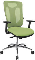 Topstar B&uuml;rostuhl Sitness Net Pro 100, NN39T T35 Stoff gr&uuml;n, Gestell alu