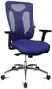Topstar Bürostuhl Sitness Net Pro 100, NN39T T38 Stoff blau, Gestell alu