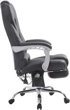 CLP Pacific Kunstleder mit Massagefunktion schwarz – Ergonomische Perfektion für lange Arbeitstage