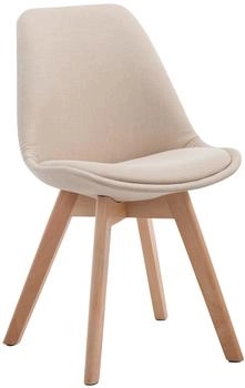 CLP Esszimmerstuhl Borneo V2 Natura Stoff creme