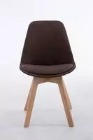 Esszimmerstuhl Borneo Stoff Braun Natura