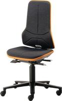 Arbeitsdrehstuhl Neon Rollen o.Polsterelement blau 450-620mm Permanentkontakt