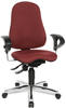 Topstar Sitness 10 Bürostuhl, Stoff rot, mit Armlehnen, SI59U G21