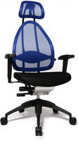 Topstar B&uuml;rostuhl Open Art 2010, OPA0T B980 Stoff blau, Gestell schwarz blau/schwarz