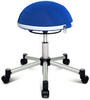 Topstar Fitness-Hocker Sitness Half Ball SH17 BB6, Stoff, blau
