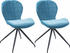 SIT SIT&CHAIRS Stuhl 2er-Set 2431 hellblau/schwarz