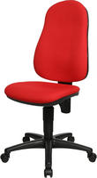 Topstar 8169G21, Topstar B&uuml;rostuhl Point 60, 8169G21 Stoff rot, Gestell chrom