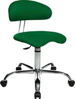 Topstar B&uuml;rostuhl Sitness 40, ST290 W55 Stoff gr&uuml;n, Gestell chrom