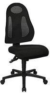 Topstar B&uuml;rostuhl Free Art, FR100 G200, schwarz, Stoff / Netz, belastbar bis 110 kg