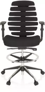 HJH Office Ergo Line II Work Stoff schwarz