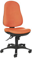 Topstar 9020G04, Topstar B&uuml;rostuhl Trend SY 10, 9020G04 Stoff orange, Gestell