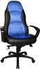 Topstar Speed Chair Chefsessel, Mikrofaser / Kunstleder blau, mit Armlehnen,...