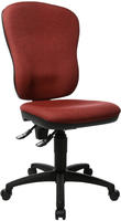 Topstar B&uuml;rostuhl Point 80, 8180 G27, bordeaux, Stoff, belastbar bis 110 kg