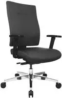 Topstar PS49H T20Q, Topstar B&uuml;rostuhl Profi Star 15 High, schwarz / silber, mit
