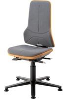 Interstuhl Basisstuhl NEON grau mit Gleiter