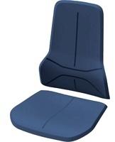 Interstuhl Polsterelement blau Kunstleder