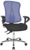 Topstar Bürostuhl Sitness 90, SU70P BC06 H, blau / schwarz, Stoff / Netz,...
