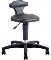 Drehhocker Flex Rl.Integralschaum schwarz Sitz-H.450-650mm m.R&uuml;ckenst&uuml;tze BIMOS