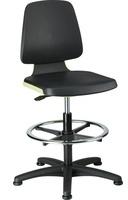 BIMOS Arbeitsstuhl Labsit 3, PU gr&uuml;n Sitzh&ouml;he 520-770 mm
