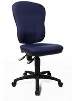 Topstar 8180 G26, Topstar B&uuml;rodrehstuhl Point 80 ohne Armlehnen royalblau
