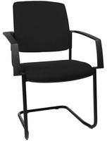 Topstar BtoB 20 | Besucherstuhl | Polsterr&uuml;cken, mit Armlehne| Farbe Schwarz | Made