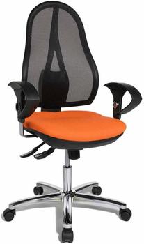 Topstar Open Point SY Deluxe OP290U G04 Stoff orange Gestell chrom